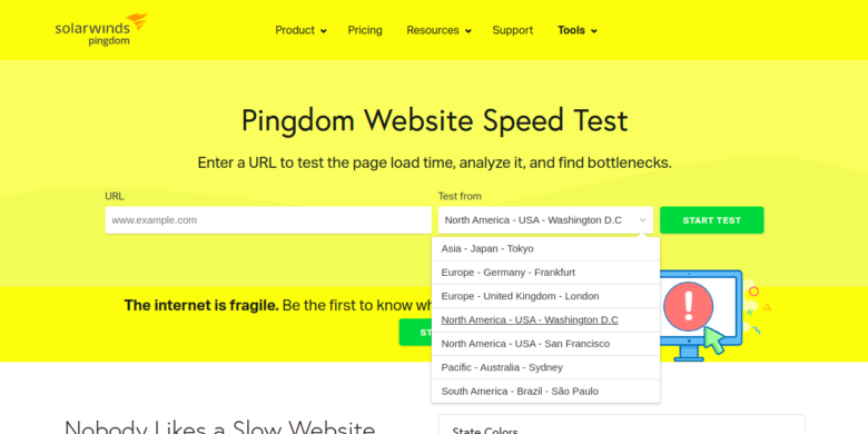 Pingdom Tools
