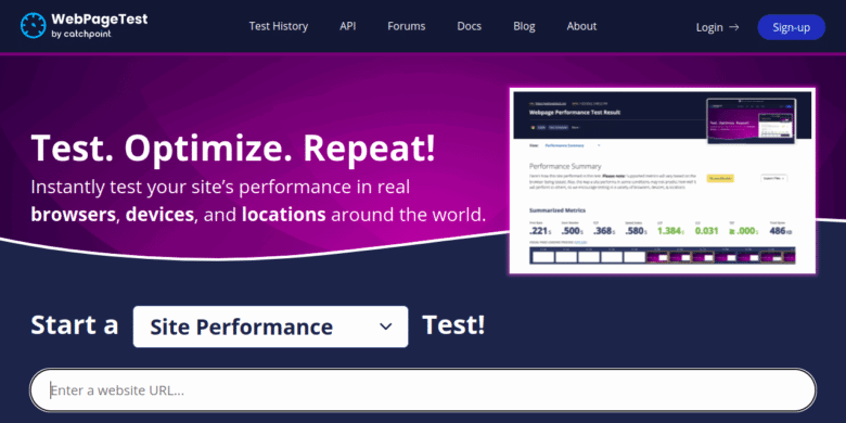 WebPageTest