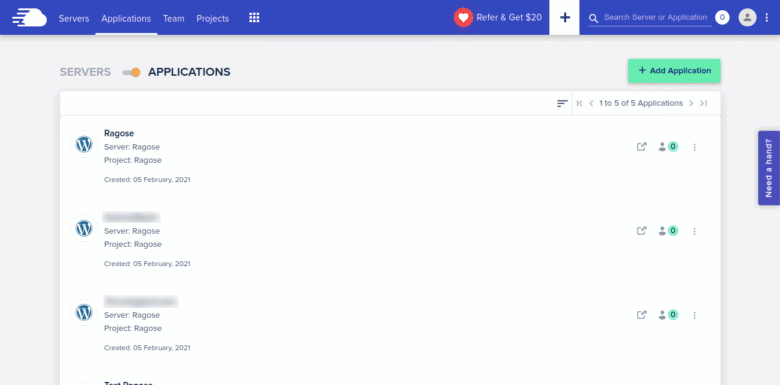 Cloudways applications